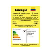 Lavadora Digital 22kg K-LD22g, Gris