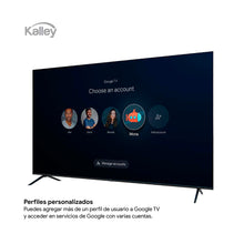 Televisor KALLEY 75 Pulgadas QLED 4K-UHD Smart TV Google 75GQ415