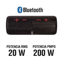 Parlante 2 En 1 Kalley Bluetooth 20W, Negro