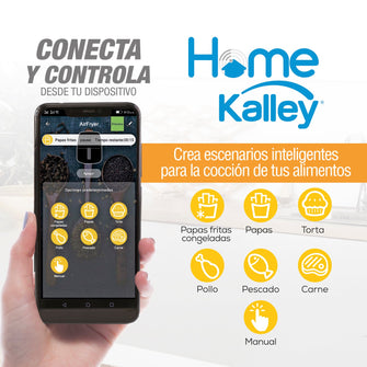 Freidora de Aire Kalley WiFi 3.2LtNegro