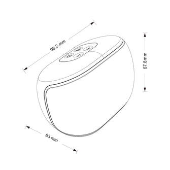 Parlante Portátil Kalley Bluetooth Radio Fm, Puerto Usb, Microsd K-Gp4Wa 4W, Gris