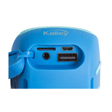 Parlante Portátil Kalley Bluetooth Radio Fm, Puerto Usb, Microsd K-Gp4Wa 4W, Azul