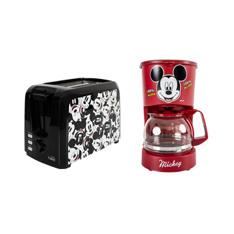 Combo Blace, Incluye Tostadora y Cafetera Mickey Mouse