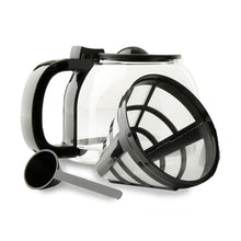 Cafetera Kalley Digital 12 Tazas K-Mcd, Color Negro