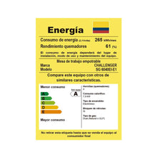 Cubierta Challenger 4 Puestos Gas Natural, Plateado