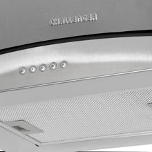 Campana Peninsula Acero Tipo Cristal 80 Cm 3 Velocidades