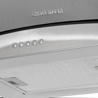 Campana Peninsula Acero Tipo Cristal 80 Cm 3 Velocidades