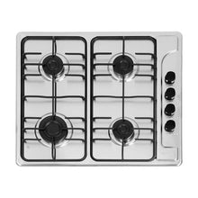 Estufa Empotrar Inox 4 Puestos 59cm Gas Natural Challenger Sp6040
