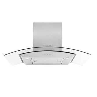 Campana Isla en Acero Tipo Cristal 80 cm 3 Velocidades