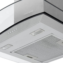 Campana Peninsula Acero Tipo Cristal 60Cm 3 Velocidades