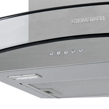 Campana Peninsula Acero Tipo Cristal 60Cm 3 Velocidades