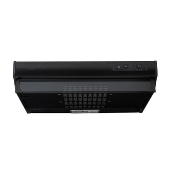Campana Horizontal Negra 2 Velocidades 60 Cm