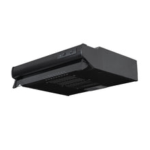 Campana Horizontal Negra 2 Velocidades 60 Cm