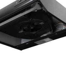 Campana Horizontal Negra 2 Velocidades 60 Cm