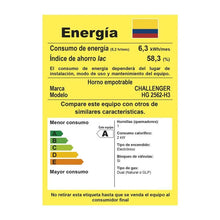 Horno Empotrar Mixto Inox 52lts 60cm 120V Challenger Hg2562