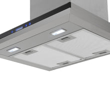 Campana Peninsula Acero Tipo Cristal 76 Cm 3 Velocidades