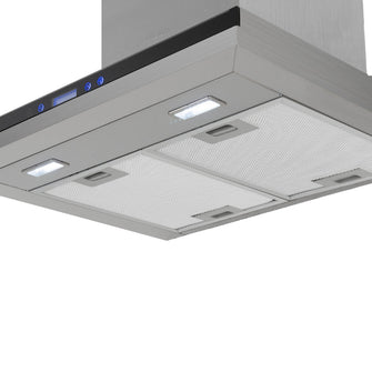 Campana Peninsula Acero Tipo Cristal 76 Cm 3 Velocidades