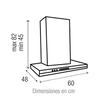 Campana Peninsula Cristal 60 Cm 3 Velocidades CX 4963