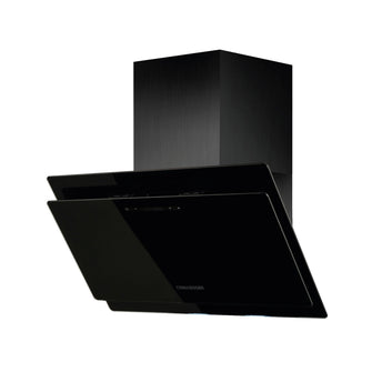 Campana Peninsula En Cristal Negro 90 Cm 3 Velocidades