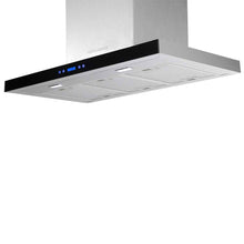 Campana Peninsula Acero Tipo Cristal 90 Cm 3 Velocidades