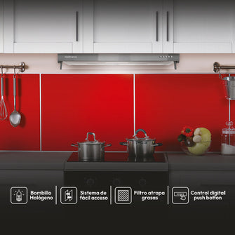 Campana Horizontal Acero Inoxidable 3 Velocidades 76 Cm CX 4572 INOX