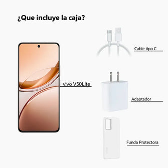 Celular Vivo V50  Lite, Dorado