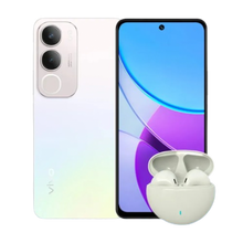 Celular 4G Vivo Y19s 256GB y Audifonos Silver, Plateado