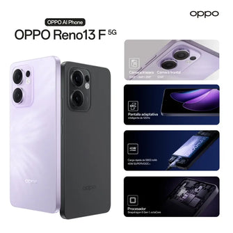 Celular Oppo Reno 13F 512GB 5G Y Reloj, Negro
