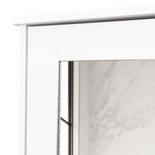 Gabinete de Baño Egeo, Blanco, con Puerta Espejo y Tres Entrepaños Para Ubicar Objetos