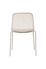 Set de 2 Sillas Barcelona, Color Blanco, con Espaldar en Líneas Diseño Moderno