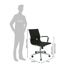 Kit Por 2 Silla Para Oficina Escritorio Gerencial OR -3301 Baja Negra