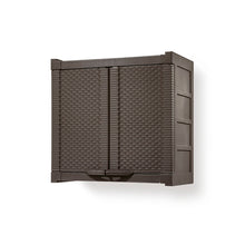 Armario Gabinete Doble Apariencia Rattan Wengue