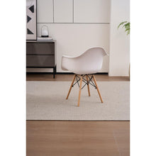 Set de 2 Sillas Eymos, Color Blanco, con Espaldar y Patas en Madera