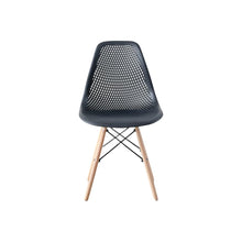 Silla Marcus, Color Negro, Con espaldar y patas en Madera X4