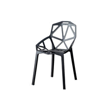 Silla Roxy, Color Negro, con Espaldar y Diseño Moderno