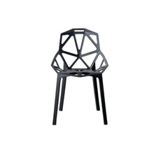 Silla Roxy, Color Negro, con Espaldar y Diseño Moderno