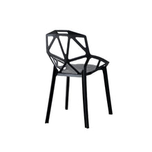 Silla Roxy, Color Negro, Con espaldar y diseño Moderno X4