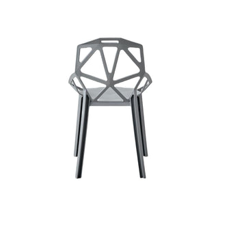 Silla Roxy, Color Gris Oscuro, Con espaldar y diseño Moderno X4