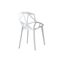 Silla Roxy, Color Blanco, Con espaldar y diseño Moderno X2