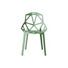 Set de 4 Sillas Roxy, Color Verde, con Espaldar y Diseño Moderno