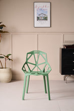 Set de 4 Sillas Roxy, Color Verde, con Espaldar y Diseño Moderno