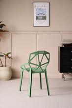 Set de 2 Sillas Roxy, Color Verde, con Espaldar y Diseño Moderno