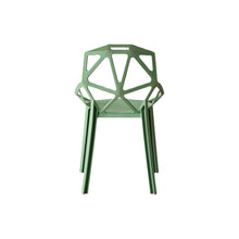 Set de 4 Sillas Roxy, Color Verde, con Espaldar y Diseño Moderno