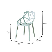 Silla Roxy, Color Azul Claro, con Espaldar y Diseño Moderno