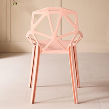 Silla Roxy, Color Mandarina, con Espaldar y Diseño Moderno