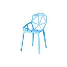 Set de 2 Sillas Roxy, Color Azul, con Espaldar y Diseño Moderno