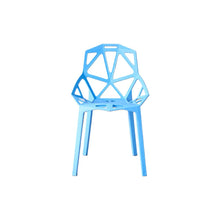 Silla Roxy, Color Azul, Con espaldar y diseño Moderno