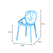 Silla Roxy, Color Azul, Con espaldar y diseño Moderno