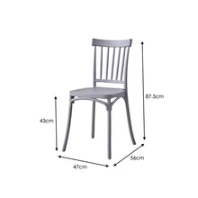 Combo Vivent, Incluye Comedor y 4 Sillas con Espaldar Color Gris Oscuro