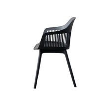 Silla Con Cojin Max, Color Negro, Con espaldar y cojín X2